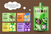 Mosaic Fruit and Veggie. Eco Food, a Food Illustration by Lettering_Logo (Thumbnail 5 of 15)