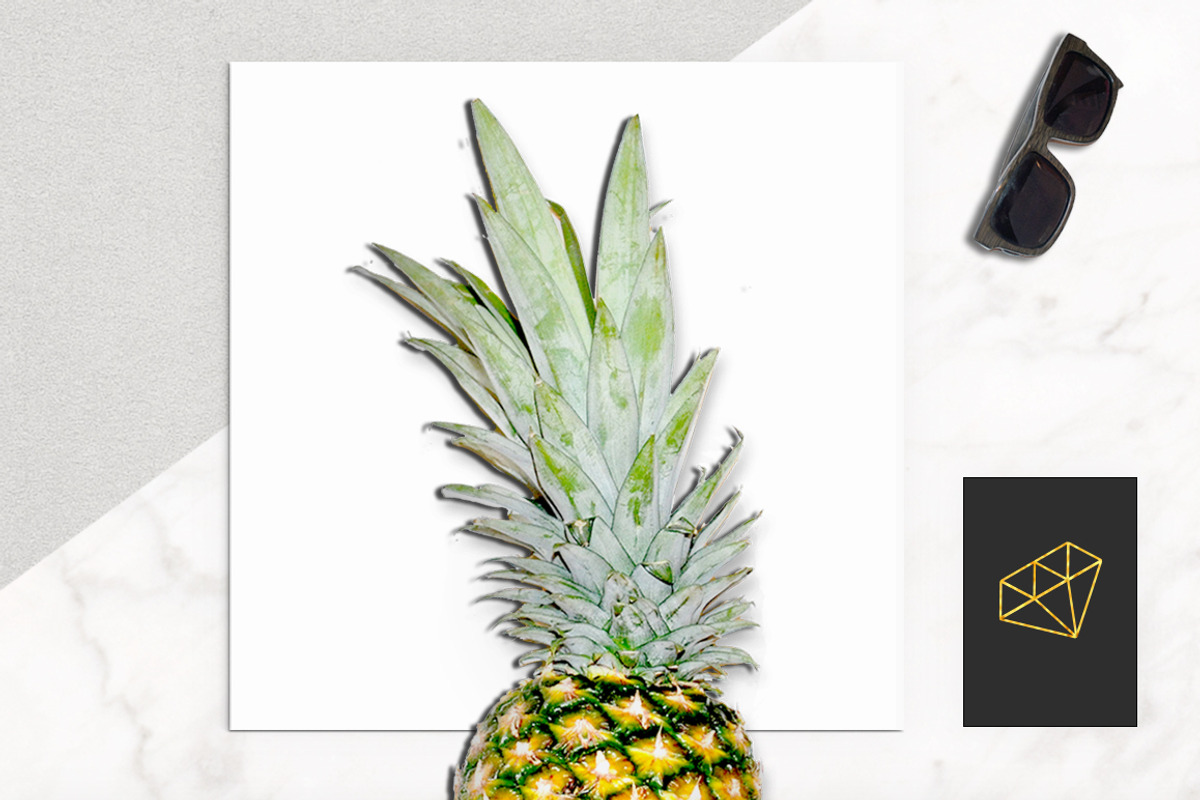 Surf Pineapple Scene Creator, a Product Mockup by Aloha Philly (Photo 1 of 9)