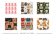 Teddy Bears in Retro Art Styles, a Pattern Graphic by karenfoleyphoto (Thumbnail 5 of 13)