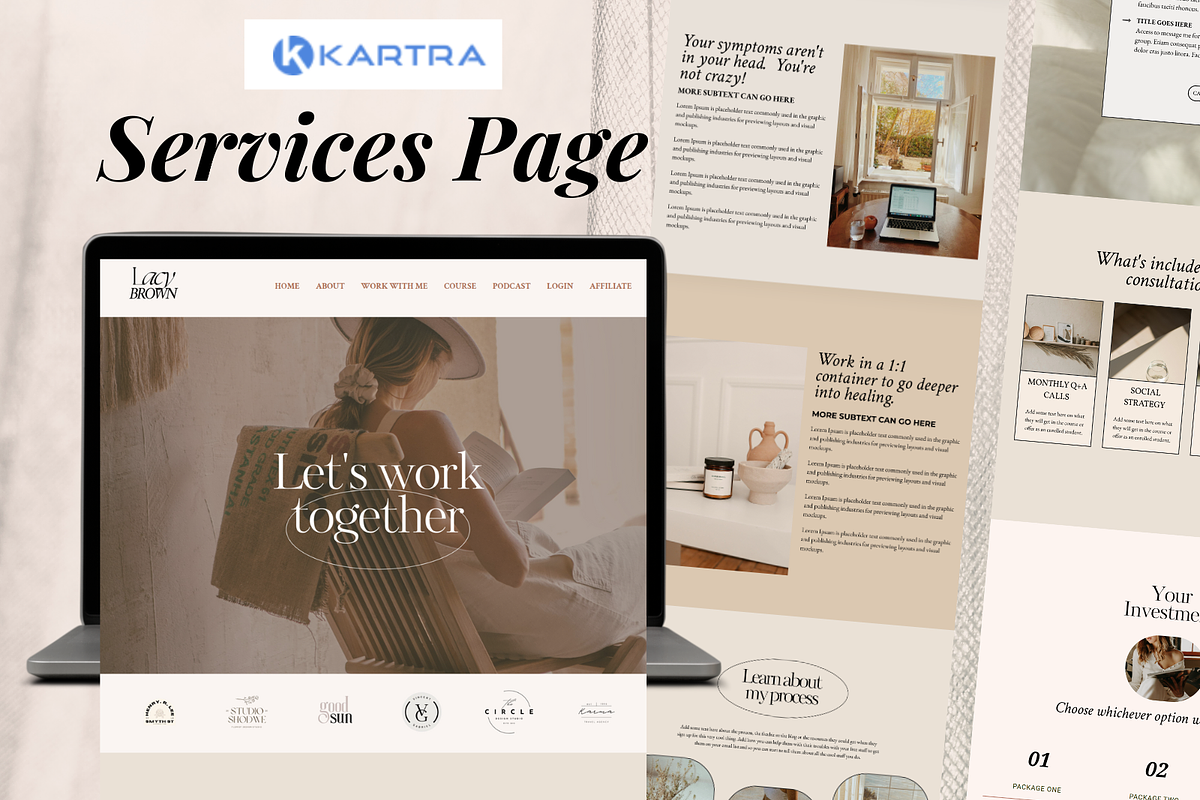 Kartra Membership + Website Bundle, a Landing Page Template by Solana Creative Co. (Photo 5 of 14)
