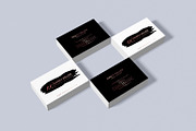 Rose Gold Business Card Template, a Business Card Template by Design Dock (Thumbnail 3 of 3)