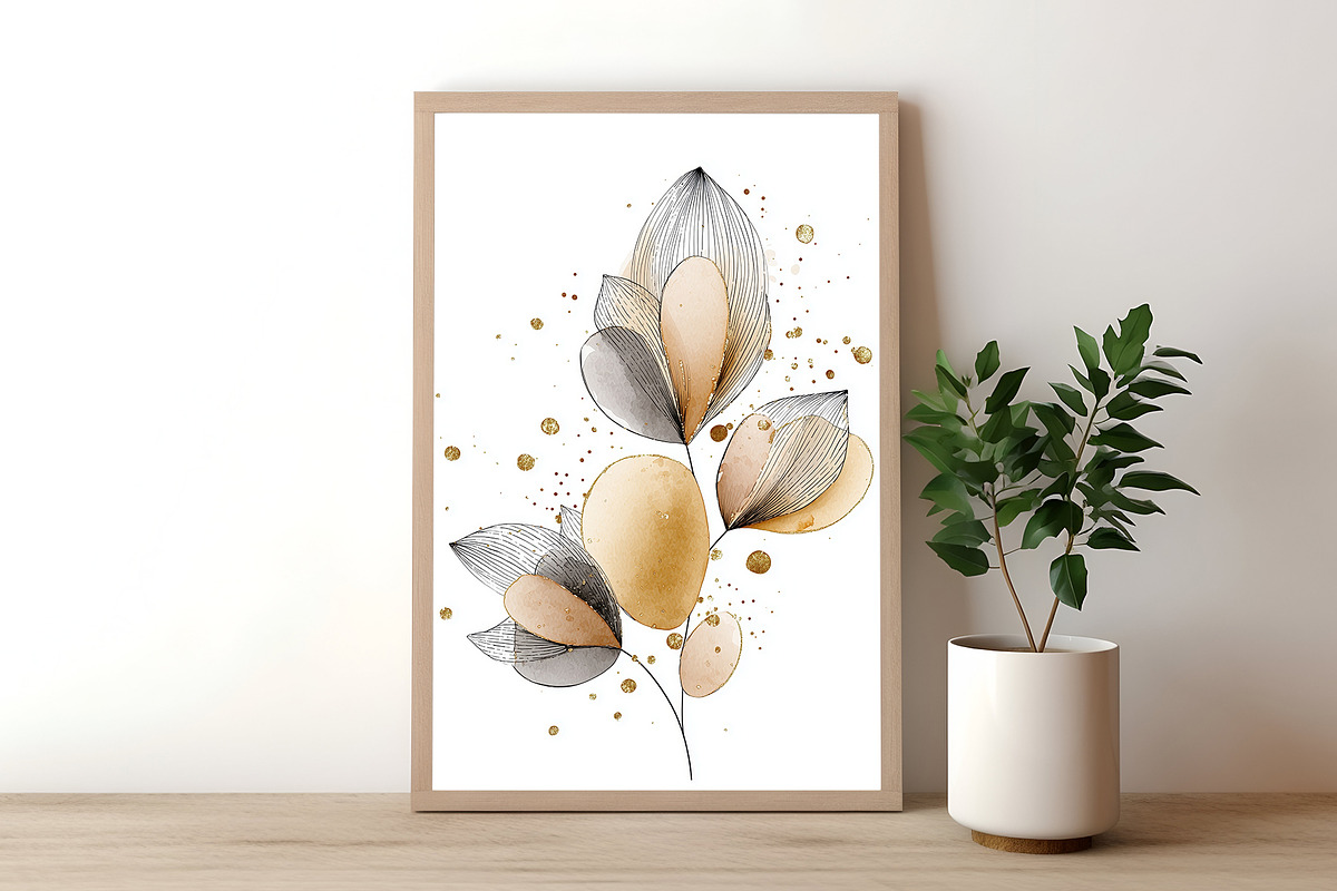 Minimalist Abstract Shapes Art, a Decorative Illustration by Housui Patterns (Photo 16 of 17)