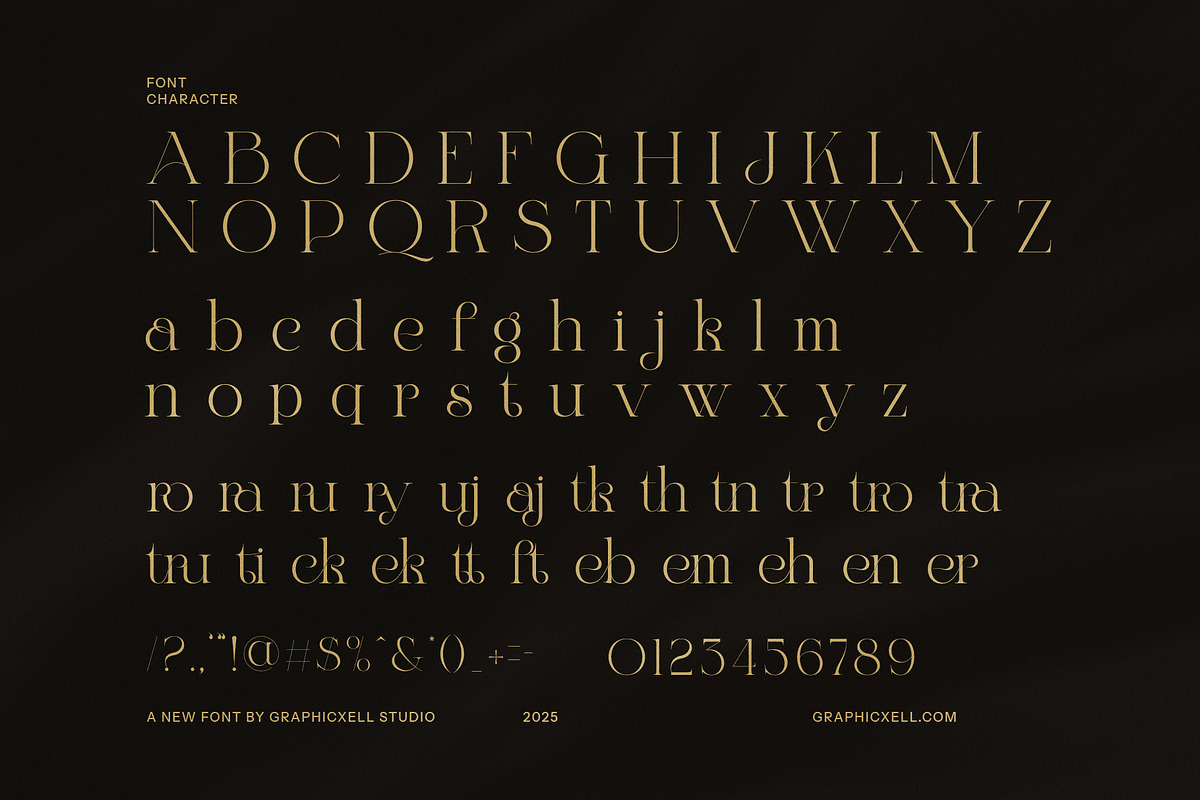 Bigrona Elegant Serif Font, a Serif Font by Graphicxell (Photo 8 of 8)