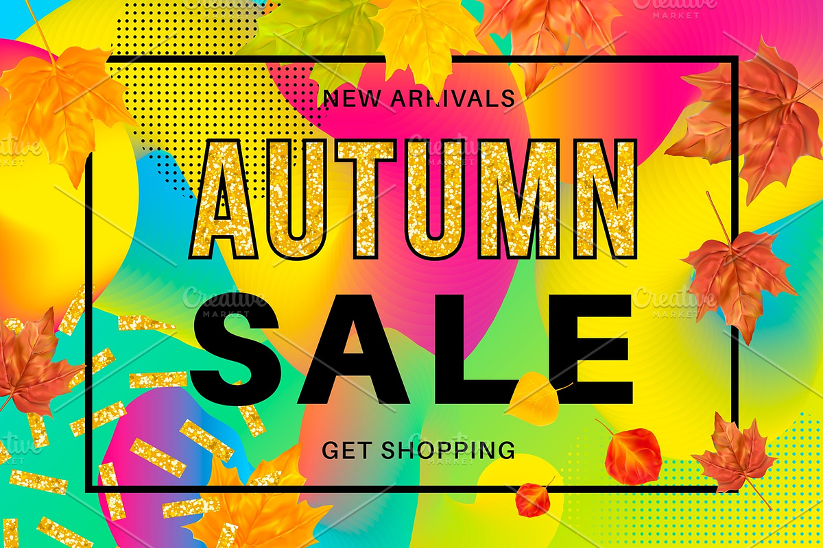 10 Autumn Sale Banners Set, an Education Illustration by Olha Kostiuk (Photo 2 of 10)
