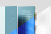 US Letter Spiral Notebook Mockup, a Books & Magazine Mockup by Illusiongraphic (Thumbnail 20 of 32)