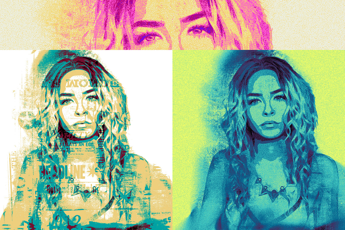 Smudged Grain and Grunge Art Effect, a Layer Style Add-On by LESZ Design (Photo 7 of 12)