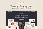 Squarespace Template: Grant, a Squarespace Template by Applet Studio (Thumbnail 5 of 6)