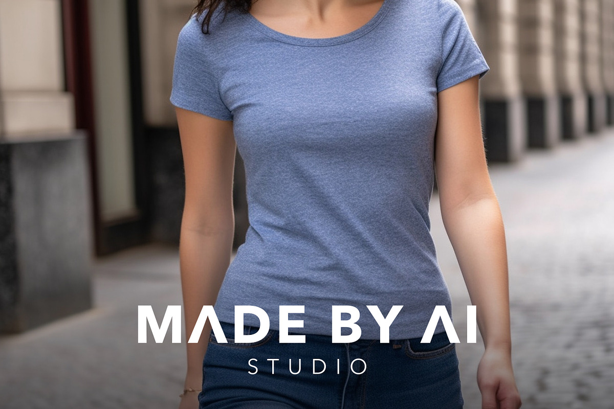 Faceless T-Shirt Mockup Prompt, an Object Graphic by MadeByAI Studio (Photo 5 of 5)