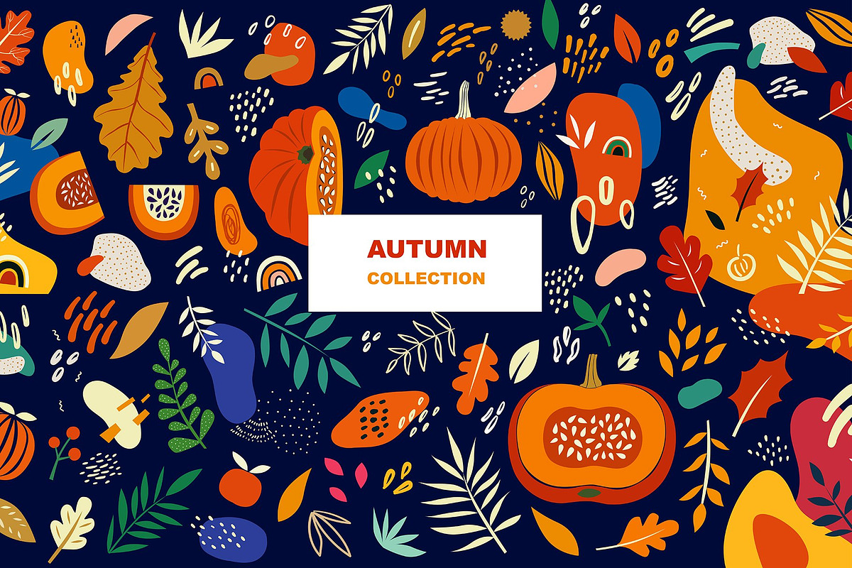 Autumn Bundle, a Decorative Illustration by MoleskoStudio (Photo 2 of 30)
