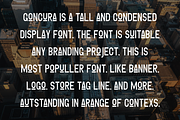 Goncura - Condensed Font, a Sans Serif Font by QR Design Studio (Thumbnail 3 of 6)