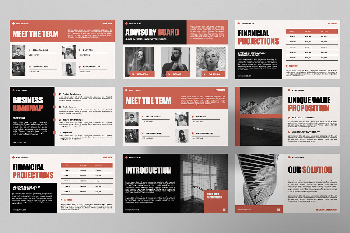 Pitch Deck Keynote Template preview 7