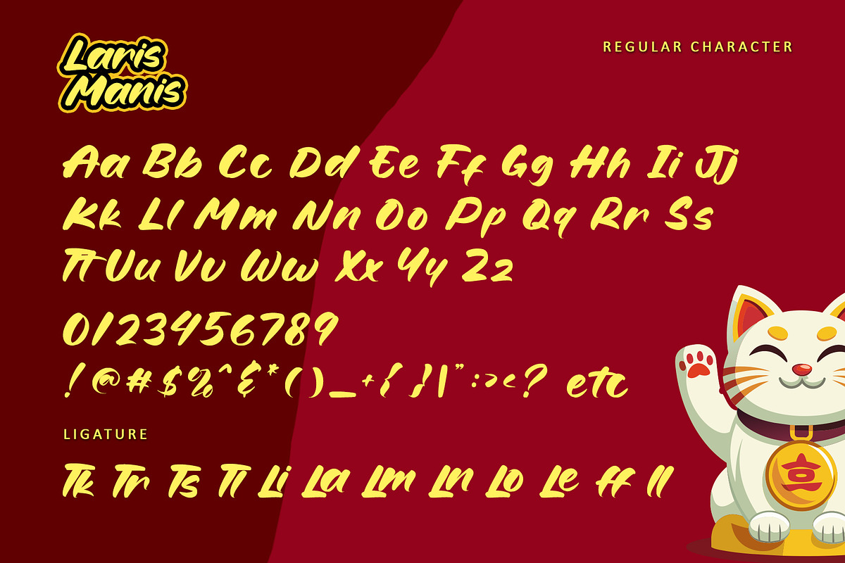 Laris Manis, a Handwritten Font by Letterara (Photo 7 of 9)