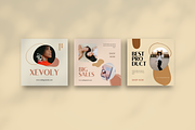 Xevoly Fashion - Canva Instagram, a Social Media Template by Inkofert (Thumbnail 3 of 11)