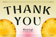 Noyagi - Vintage Japanese Pop Font, a Sans Serif Font by Drizy (Thumbnail 10 of 10)