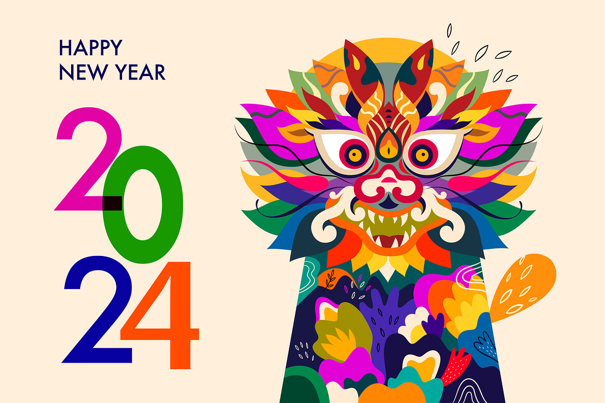 Chinese Dragon 2024, a Decorative Illustration by MoleskoStudio (Photo 1 of 4)