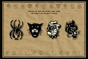 Tattoo Vector Pack | Hand-Drawn Art, a Decorative Illustration by Fuzzy Poet by DG2 (Thumbnail 3 of 4)