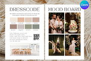 Dresscode card, Wedding mood board, a Card Template by EvaTemplates (Thumbnail 6 of 8)