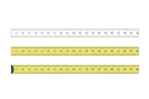 tailor measuring flexible tape set, an Object Illustration by IfH