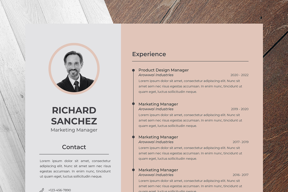 ATS Resume Template | Modern Resume, a Resume Template by DreamStudio-eg (Photo 2 of 5)