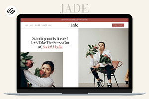 Squarespace 7.1 Template Jade