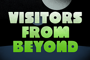 Bumps – Space Poster Display Font, a Sans Serif Font by Drizy (Thumbnail 2 of 8)
