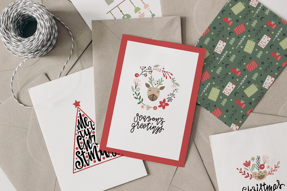 Christmas Creator Pack, an Animal Illustration by DearLetters (Photo 2 of 17)