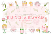 Bubbly and Blooms Design Elements, an Illustration by Relish Designs (Thumbnail 2 of 6)