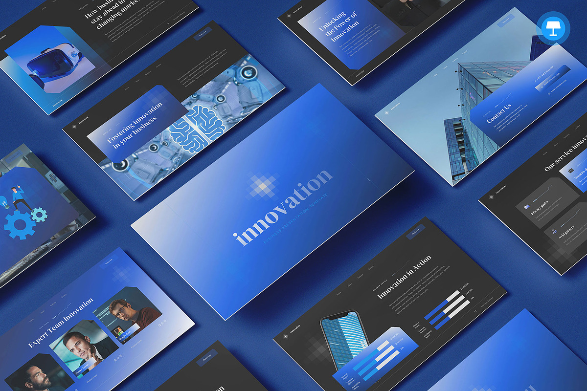 Innovation Business Keynote, a Presentation Template by Pixslides (Photo 1 of 7)