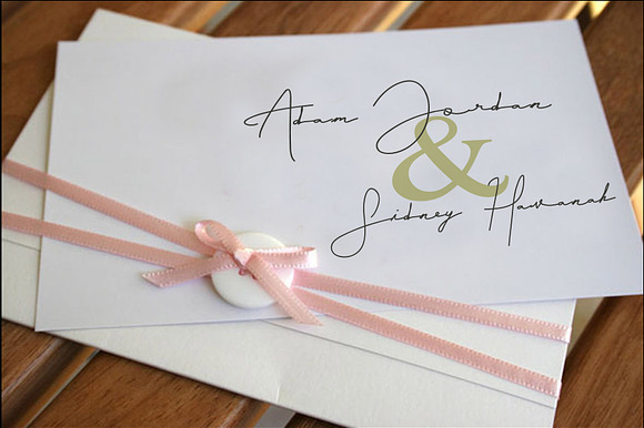 Gellattik - Script Signature Font preview 8
