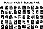 Data Analysis Silhouette Pack, a Graphic by hafijul (Thumbnail 1 of 9)