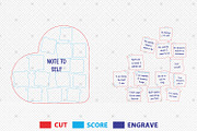 Mental Heath Check In Heart Sign SVG, a Pattern Graphic by Lasercutiny (Thumbnail 2 of 2)