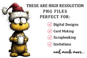 Funny Christmas Animals Clipart, an Illustration by OK Design (Thumbnail 4 of 6)