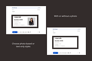 Minimalist Email Signature Templates, an Email Template by ItsReksita Pattern (Thumbnail 4 of 5)