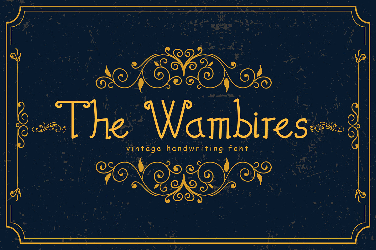 The Wambires - Vintage Body Font