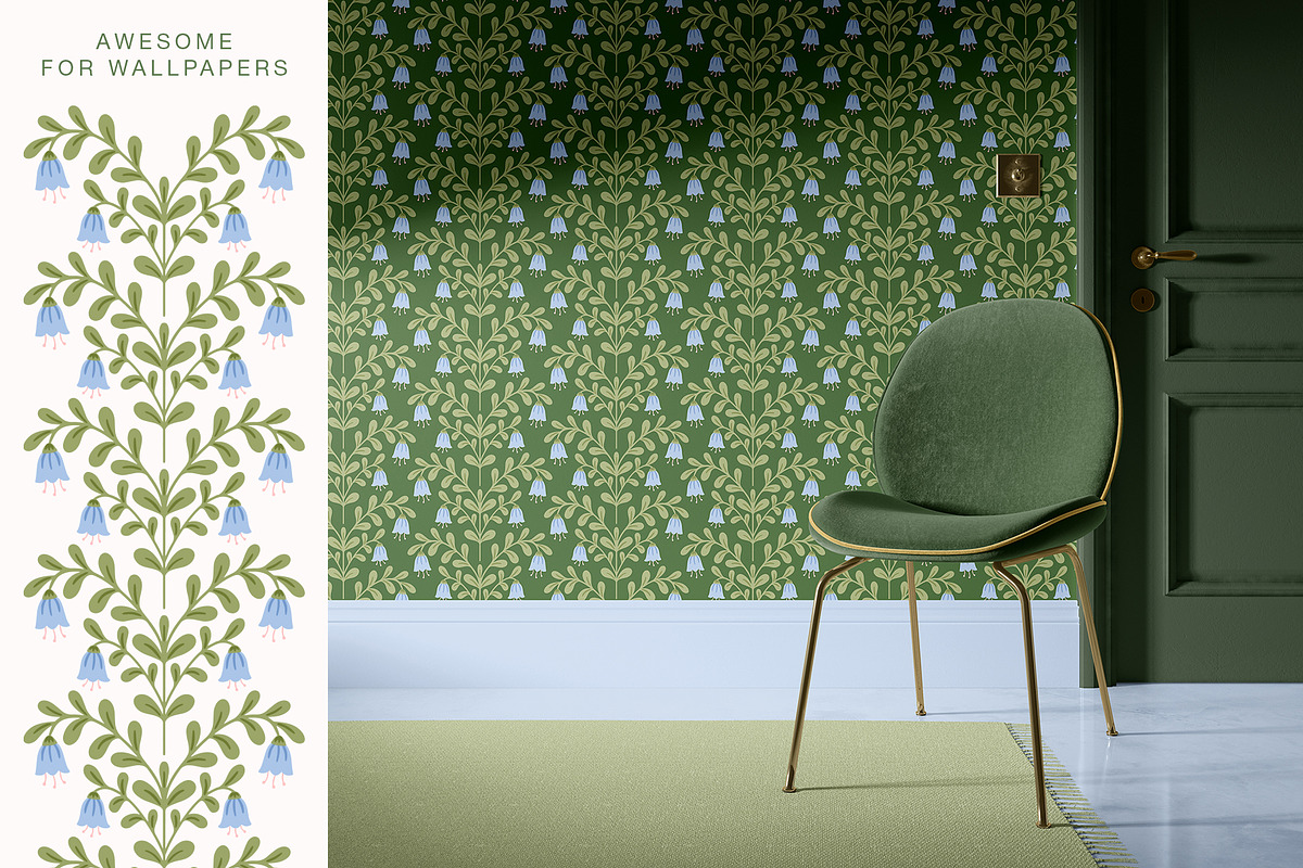Hearts & Flowers patterns + elements, a Decorative Illustration by Inna Moreva (Photo 11 of 13)