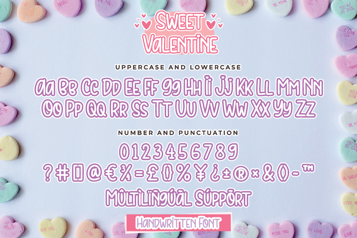 Sweet Valentine Font, a Font by Cherryline Master (Photo 4 of 5)