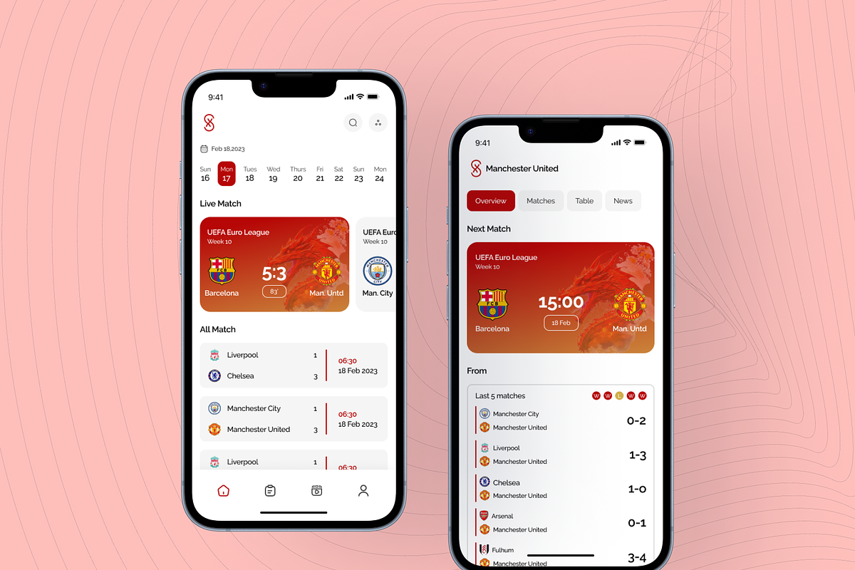Sporty Snap - Football App UI Kit, an UI Kit Template by Digibulbo (Photo 4 of 8)