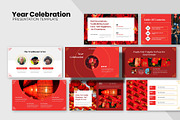 New Year Celebration Google Slides, a Presentation Template by Robs Daily Design (Thumbnail 1 of 10)