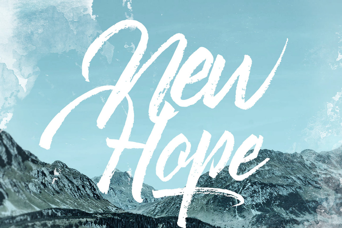 Marqhuis brush font preview 2