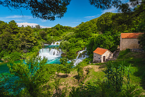 Krka National Park with waterfalls, a Nature Photo by Alpine Dreams