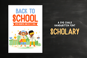 Scholary - SVG Chalk Handwritten, a Handwritten Font by Indotype Foundry (Thumbnail 9 of 10)