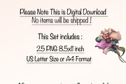 Fantasy Flowers Clipart Bundle, a Decorative Illustration by Fusion Dream (Thumbnail 9 of 10)