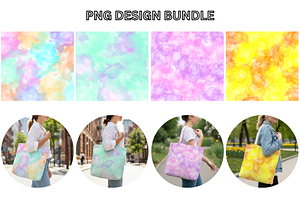 Pastel Watercolor PNG Design Bundle