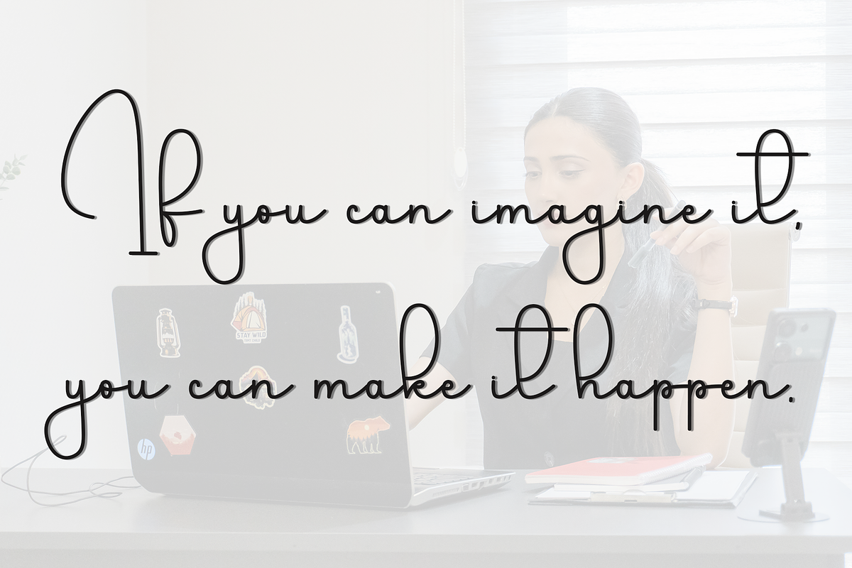 Swallowing, a Handwritten Font by InermediaSTUDIO (Photo 6 of 8)