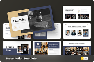 LawWise - Law Firm Google Slide, a Presentation Template by GraphauseProject