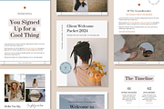 Client Welcome Packet Canva | Sky, a Magazine Template by Erin Cassidy (Thumbnail 6 of 8)
