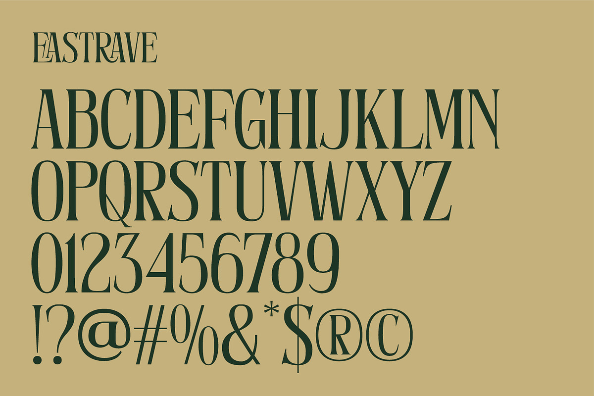 Eastrave, a Serif Font by din-studio.com (Photo 6 of 11)