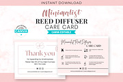 Minimalist Reed Diffuser Care Card, a Templates & Theme by Snapybiz (Thumbnail 5 of 10)
