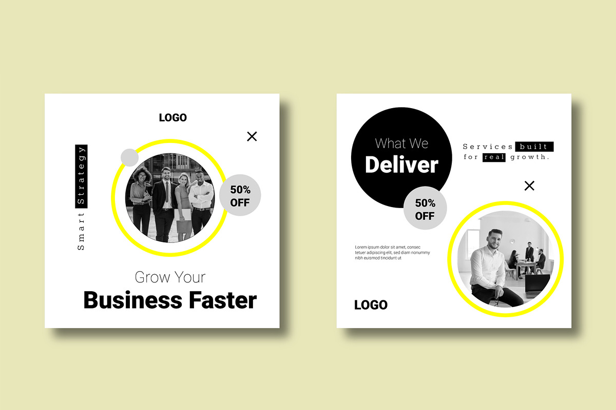 Business Growth Social Media Design, a Social Media Template by MightyDesign (Photo 4 of 8)