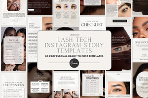 Lash Tech Template Instagram Stories